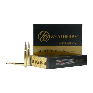 Weatherby Select Plus Hammer Custom 6.5 Weatherby RPM Rifle Ammunition 20 Round Box