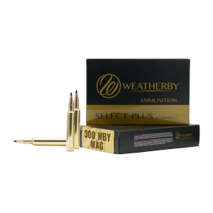 Weatherby Select Plus Hammer Custom 300 Weatherby Magnum Rifle Ammunition 20 Round Box