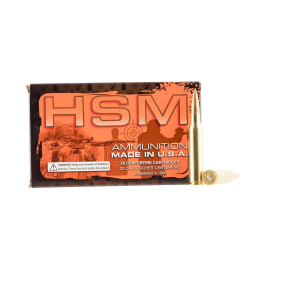 HSM Match 338 Lapua Magnum Rifle Ammunition 20 Round Box