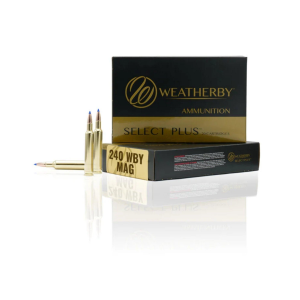 Weatherby Select Plus Hammer Custom 240 Weatherby Magnum Rifle Ammunition 20 Round Box