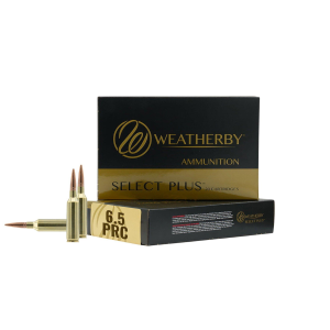 Weatherby Select Plus 6.5 PRC Rifle Ammunition 20 Round Box