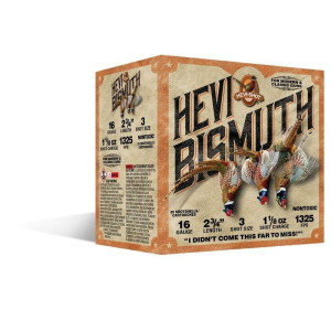 HEVI-Shot Hevi Bismuth Upland 16 Gauge Shotshells 25 Round Box