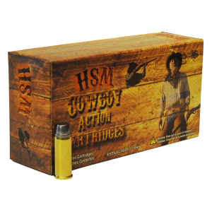 HSM Ammunition Cowboy Action 38-40 Winchester Handgun Ammunition 50 Round Box