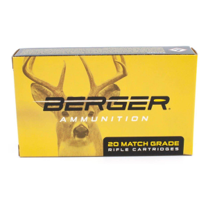 Berger Classic Hunter 308 Winchester Rifle Ammunition 20 Round Box