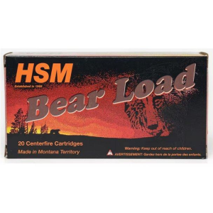 HSM Ammunition Bear Load 500 S&W Handgun Ammunition 20 Round Box