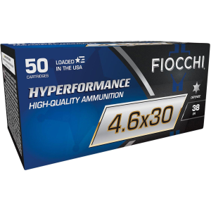 Fiocchi Hyperformance Defense 4.6x30mm Rifle Ammunition 50 Round Box