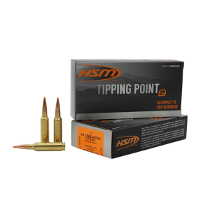 HSM Tipping Point 2 Hornady SST 6.5 Creedmoor Rifle Ammunition 20 Round Box