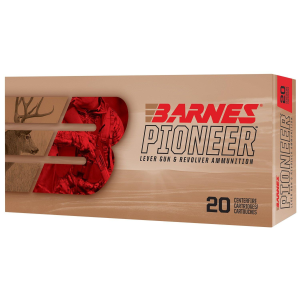 Barnes Pioneer JHP 44 Remington Magnum Rifle Ammunition 20 Round Box
