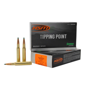 HSM Tipping Point 30-06 Springfield Rifle Ammunition 20 Round Box