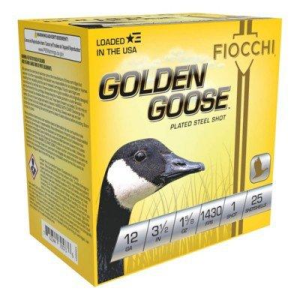 Fiocchi Golden Goose 12 Gauge Shotshells 25 Round Box