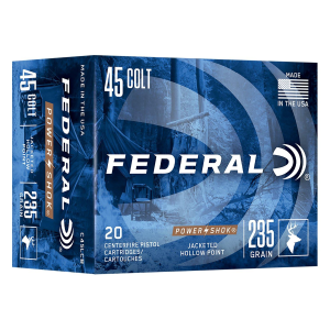 Federal Power-Shok 45 Long Colt Handgun Ammunition 20 Round Box