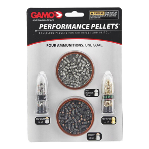 Gamo Performance Pellets 4 Variety Combo Pack .22 Cal 225 Count