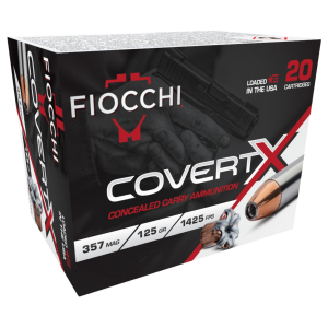 Fiocchi CovertX 357 Magnum Handgun Ammunition 20 Round Box