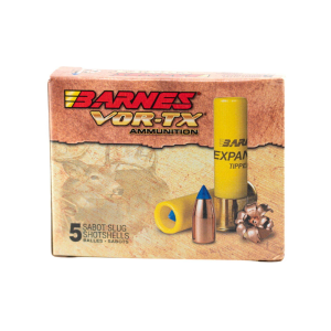 Barnes Bullets Barnes VOR-TX Expander Tipped 2.75" Slug Shotshell 20 Gauge Shotshells 5 Round Box