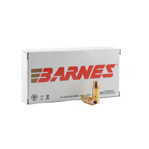 Barnes Bullets Defense JHP 9mm Handgun Ammunition 20 Round Box