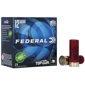 Federal Top Gun Paper Wad 12 Gauge Shotshells 25 Round Box