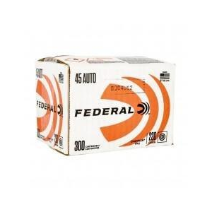 Federal Champion Training FMJ 45 ACP Handgun Ammunition 300 Round Box
