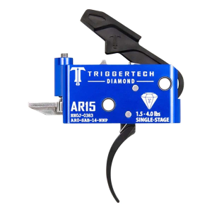 Trigger Tech AR-15 Diamond Pro Single-Stage Curved Trigger