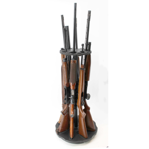 Rush Creek Black 8 Gun Spinning Rack