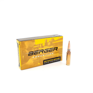 Berger Hybrid Target 6.5 Creedmoor Rifle Ammunition 20 Round Box