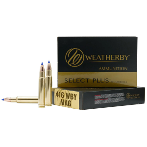Weatherby Select Plus Barnes TTSX 416 Weatherby Magnum Rifle Ammunition 20 Round Box