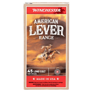 Winchester American Lever Range 45 Long Colt Handgun Ammunition 20 Round Box
