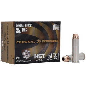 Federal Personal Defense HST 357 Magnum Handgun Ammunition 20 Round Box