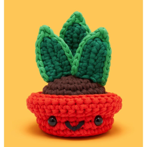 The Woobles Otis The Snake Plant Crochet Kit