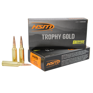 HSM Trophy Gold Elite Hunter 6.5 PRC Rifle Ammunition 20 Round Box