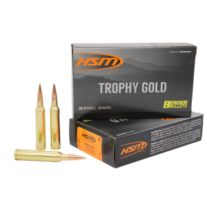 HSM Trophy Gold Elite Hunter 7mm Remington Magnum Rifle Ammunition 20 Round Box