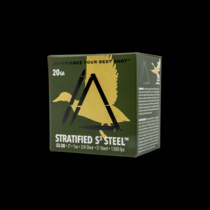 Apex Ammunition Stratified S3 Waterfowl 20 Gauge Shotshells 25 Round Box