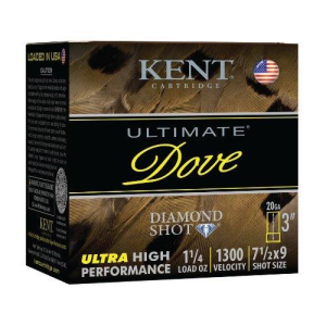 Kent Cartridge Ultimate Dove 20 Gauge Shotshells 25 Round Box