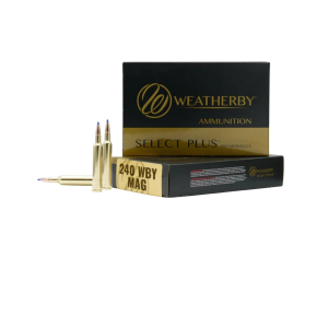 Weatherby Select Plus Hornady Interlock 240 Weatherby Magnum Rifle Ammunition 20 Round Box