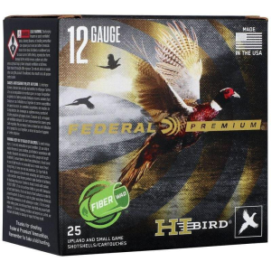 Federal Hi-Bird Fiber Wad 12 Gauge Shotshells 25 Round Box