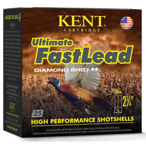 Kent Cartridge Ultimate FastLead 20 Gauge Shotshells 25 Round Box