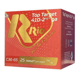 Rio Ammo Top Target .410 Bore Shotshells 25 Round Box