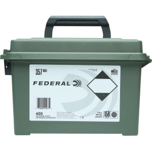 Federal Champion Training FMJ 357 Magnum Handgun Ammunition 400 Round Box