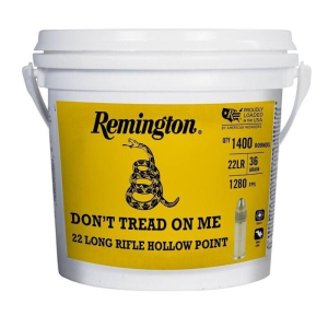Remington Don't Tread On Me 22 Long Rifle Rimfire Ammunition 1400 Round Box
