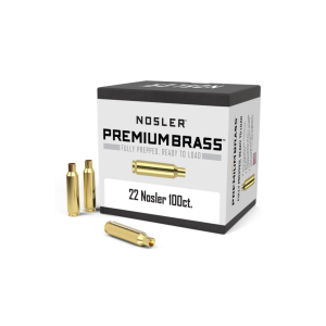 Nosler Custom Premium Unprimed Brass Rifle Cartridge Cases