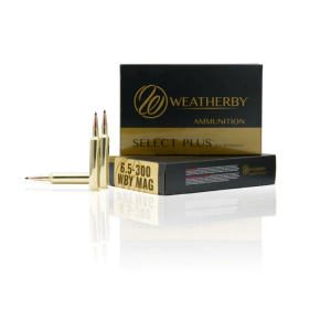 Weatherby Select Plus Hammer Custom 6.5-300 Weatherby Magnum Rifle Ammunition 20 Round Box