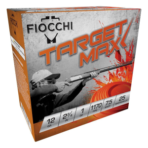 Fiocchi Scheels Exclusive Light Target Max Case 12 Gauge Shotshells 250 Round Box