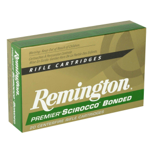 Remington Premier Scirocco Bonded 30-06 Springfield Rifle Ammunition 20 Round Box