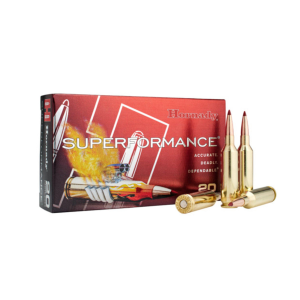 Hornady CX Superformance 22 Creedmoor Rifle Ammunition 20 Round Box