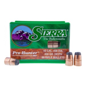 Sierra Bullets Pro-Hunter 45 Caliber HP/FN Rifle Bullets