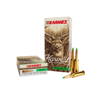 Barnes Harvest Collection 7mm-08 Remington Rifle Ammunition 20 Round Box