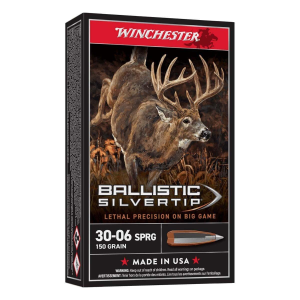 Winchester Ballistic Silvertip 30-06 Springfield Rifle Ammunition 20 Round Box