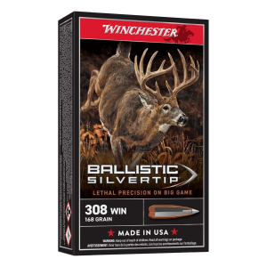 Winchester Ballistic Silvertip 308 Winchester Rifle Ammunition 20 Round Box