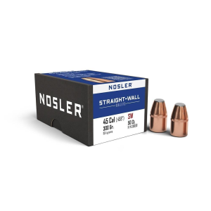 Nosler Straight Wall 45 Caliber SW Pistol Bullets