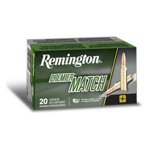 Remington Premier Match 223 Remington Rifle Ammunition 20 Round Box