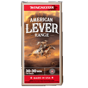 Winchester American Lever Range 30-30 Winchester Rifle Ammunition 20 Round Box